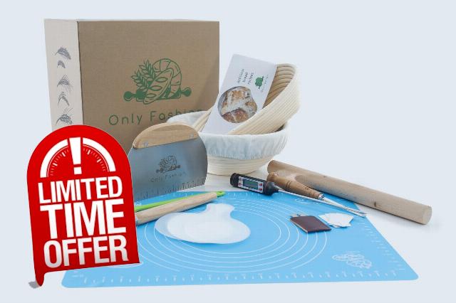 Banneton Bread Proofing Basket - Sourdough Bread - Bread pan - Baking - Sourdough Bread Baking supplies - Sourdough Starter - Sourdough Starter Jar - Proofing Baskets For Bread Baking - Bread Basket