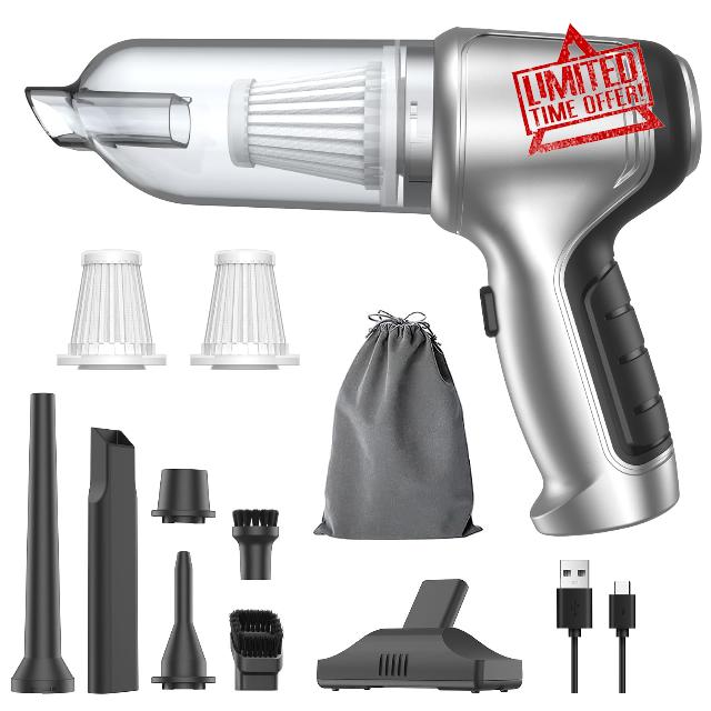 Tecfino Wireless Handheld Car Vacuum Cleaner