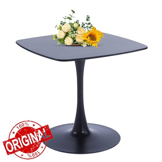 Ufurpie 31.5" Black Square Table