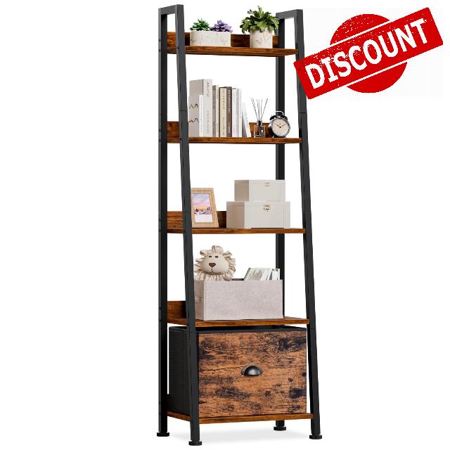 Furologee 5-Tier Ladder Shelf