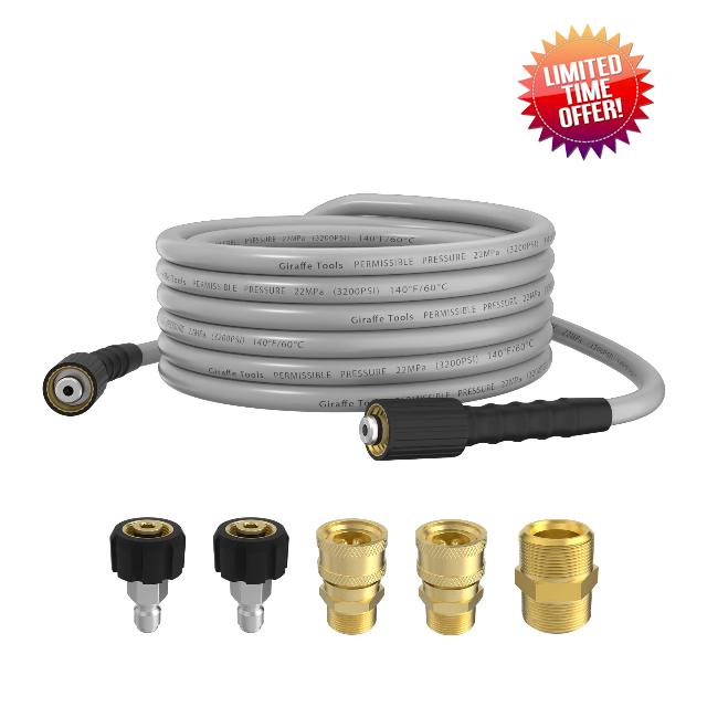 Giraffe Tools Pressure Washer Hose for Pressure Washer