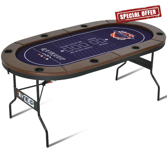 RAYKEEP Poker Table Foldable