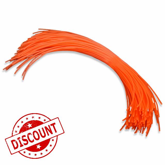 Ohoho 120Pcs 13" Replacement Line Flex-A-Line Compatible with Worx WA0050 50018961 Flex-A-Line Replacement Line for WG430 Electric Leaf Mulcher