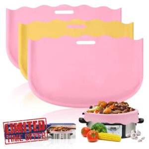 3 Pack Silicone Slow Cooker Liners for Crockpot 6 Quart