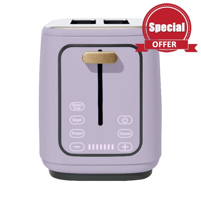 2 Slice Touchscreen Toaster (Color : Lavender)