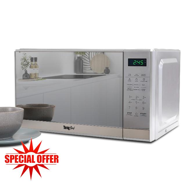 Total Chef Compact Countertop Microwave Oven