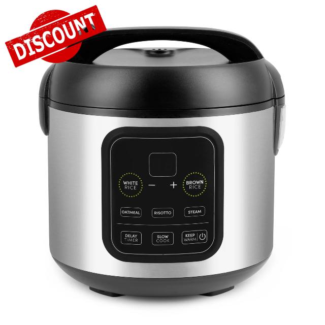 8-Cup (Cooked)/2Qt. Digital Rice & Grain Multicooker