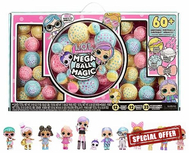 LOL Surprise Mega Ball Magic - 12 Collectible Dolls
