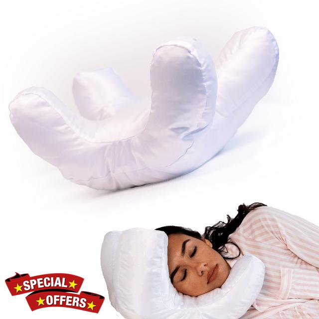 Flawless Face Pillow + Free White Satin Pillowcase! Beauty Sleep