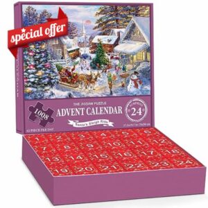 Advent Calendar 2023 Jigsaw Puzzles for Kids Adults