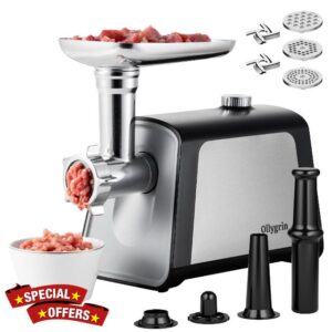 Ollygrin Electric Meat Grinder Heavy Duty
