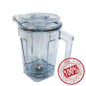 64 oz Low Profile Container With Blade And Lid Fits For Vitamix Ascent Series Dry Grains Container Compatible With Vitamix Ascent Series A2300、A2500、A3300、A3500
