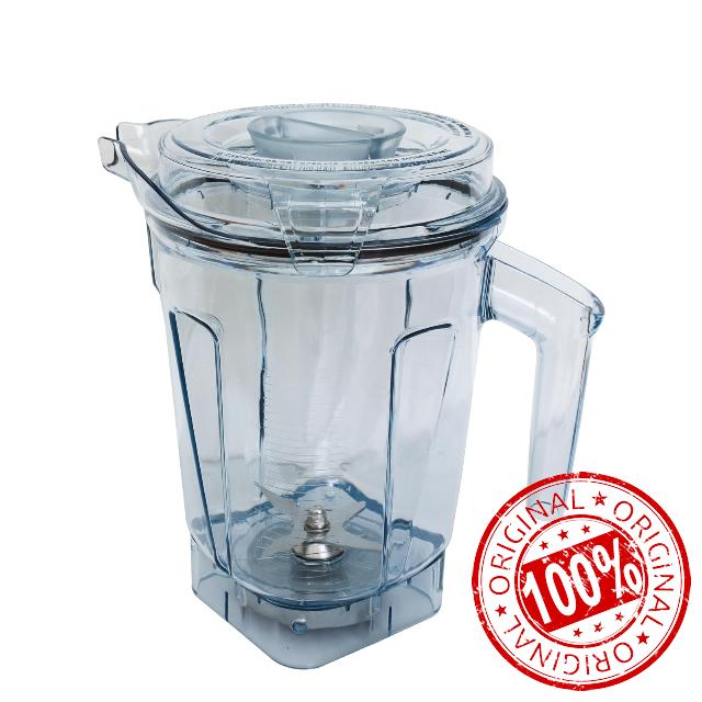64 oz Low Profile Container With Blade And Lid Fits For Vitamix Ascent Series Dry Grains Container Compatible With Vitamix Ascent Series A2300、A2500、A3300、A3500
