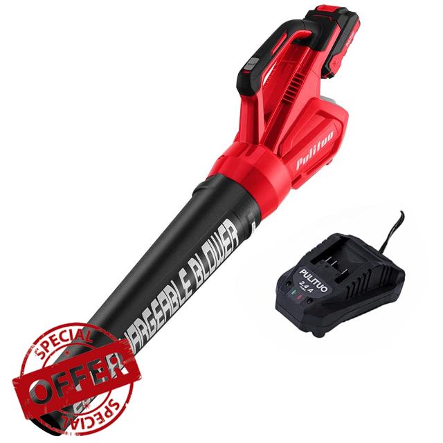 PULITUO 20V 2.0Ah Cordless Leaf Blower