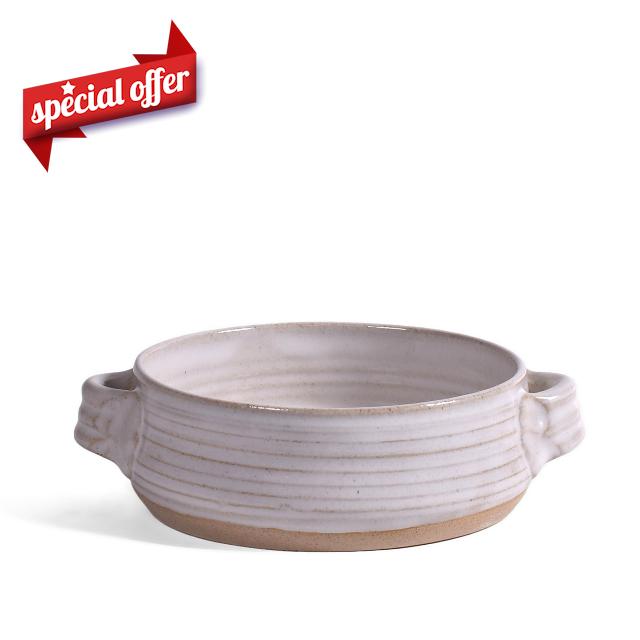 Handmade American Pottery Brie Baker