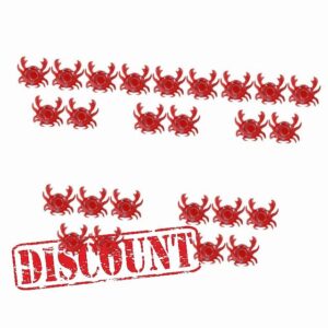 NOLITOY 25 Pcs Sequined Crab Coaster Floaty Inflatable Bottle Holder Cup Carriers for Drinks Glass Coasters Outdoor Accessories Hawaiian Decorations Drink Floats Swimming Pool Drink Holder