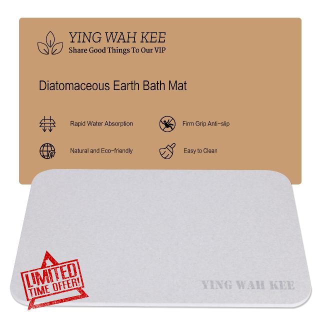 YINGWAHKEE Non-Slip Stone Bath Mat