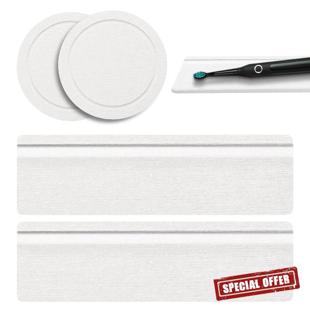 Set of 4 Water Absorbent Diatomite Drink Coasters (Rectangle+Round