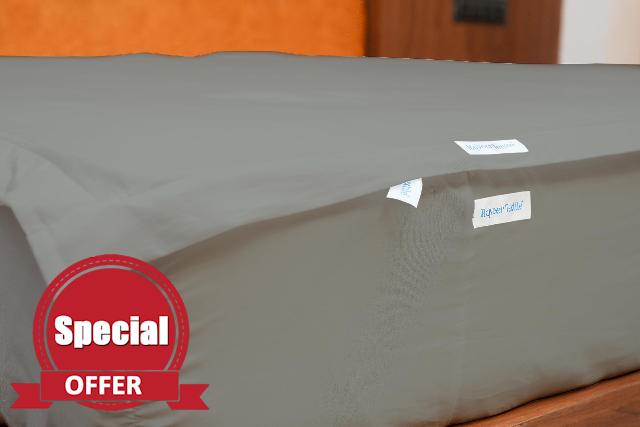 Zip-On Fitted Sheet - Includes 1 Fitted Sheet Base & 2 Zip-On Sheets - Easy to Change