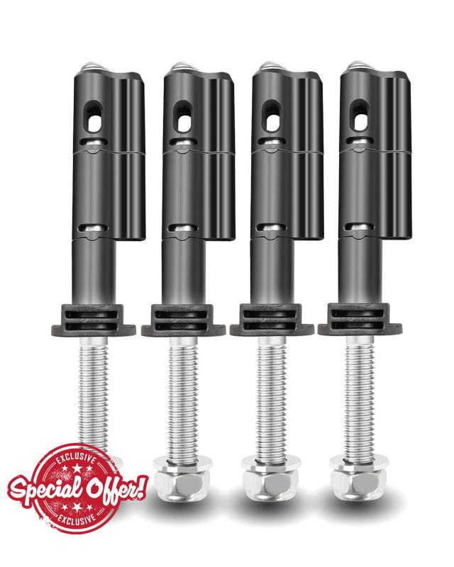 Stainless Mounting Pins Kit Fits for MaxTrax MKII Recovery Traction Boards