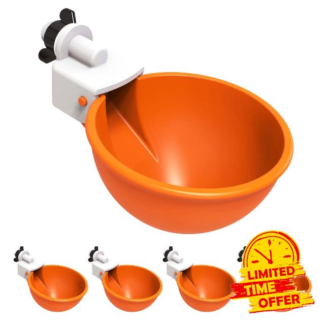 WORLEYX Large Automatic Chicken Waterer Cups