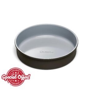 Caraway Non-Stick Ceramic 9” Circle Pan - Naturally Slick Ceramic Coating - Non-Toxic