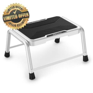 HBTower Step Stools for Adults Kids with Non-Slip Rubber Feet