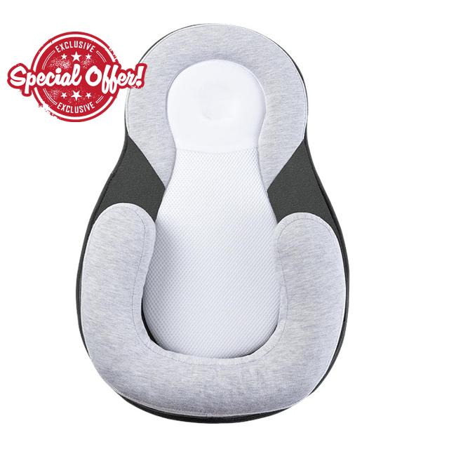 menlexly Portable Pillows for Sleeper(Gray