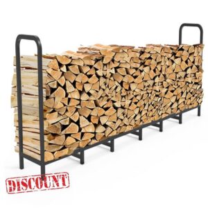 Tikimilor 8ft Firewood Rack Holder