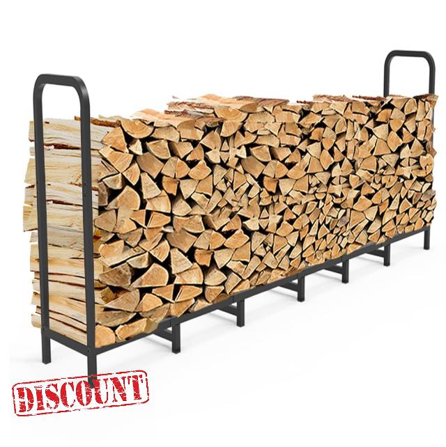 Tikimilor 8ft Firewood Rack Holder