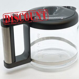 AS00000675 Compatible for Delonghi Glass Carafe 10 Cup Coffee Machine (Replaces Part 7313283649) BCO320T