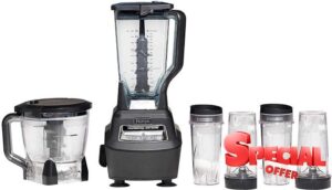 Ninja Mega Kitchen System (BL770) Blender/Food Processor with 1500W Auto-iQ Base