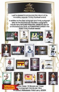 2022 Leaf Trinity Football Hobby Box