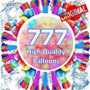 777 Pcs Water Balloons Easy Quick Fill Balloons for Kids Girls Boys Splash Fun