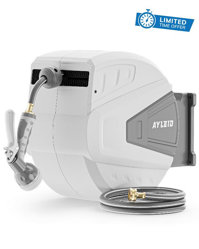 Ayleid Retractable Garden Hose Reel
