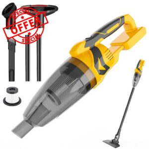 Nubrom 200W Cordless Handheld Vacuum for DEWALT 20V Max Battery(Battery Not Included)