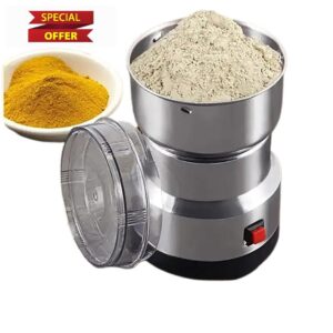 300g Commercial Dual Purpose Grain Mill Grinder Vanilla Flour Machine Stainless Steel High Grain Grinder for Grinding Grains