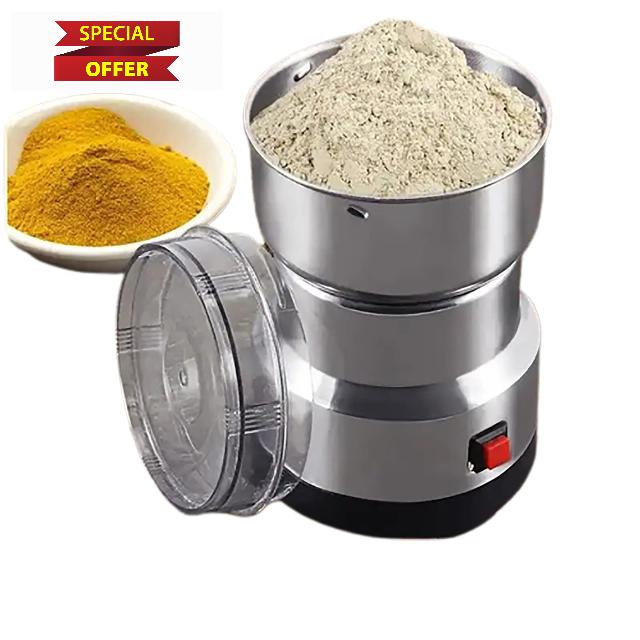 300g Commercial Dual Purpose Grain Mill Grinder Vanilla Flour Machine Stainless Steel High Grain Grinder for Grinding Grains