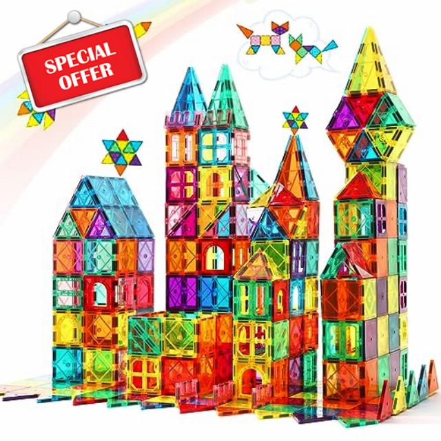 BENOKER Magnetic Tiles Kids Toys