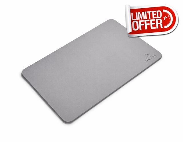 Magic Stone Dove Gray Bath Mat - Durable & Quick Dry Natural Pattern - Anti-Slip Bathroom Accessory - Includes Anti-Slip and Sanding Pad