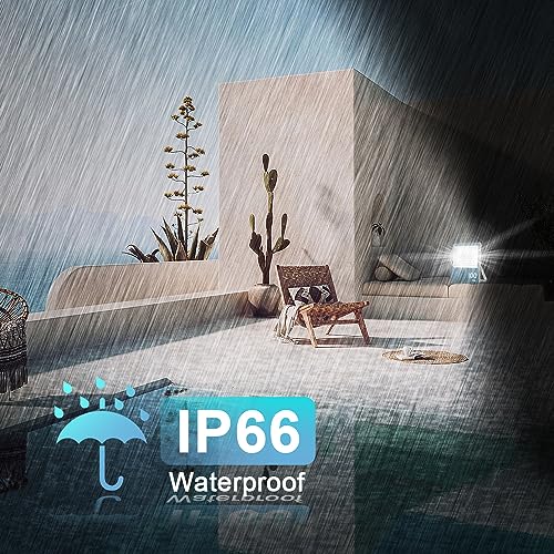 IP66 Portable Waterproof Outdoor Floodlight for Backyards