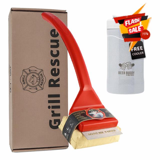 Grill Rescue BBQ Replaceable Scraper Cleaning Head