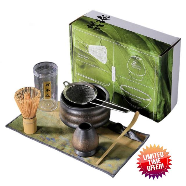 Zurucily 7Pcs Matcha Tea Set