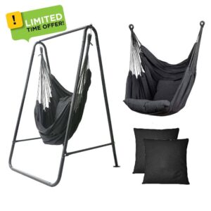 LAZEYARD Hammock Chair with Stand Included