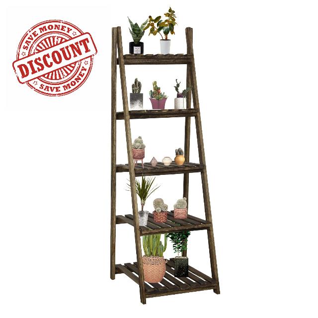 NO MORE TAG Ladder Shelf Bookcase