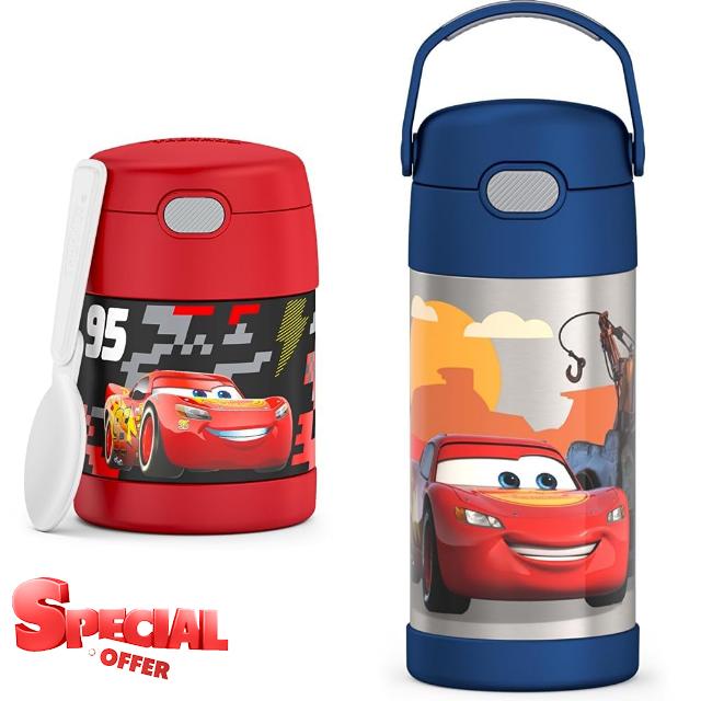 THERMOS FUNTAINER 10 Ounce Stainless Steel Vacuum Insulated Kids Food Jar with Spoon