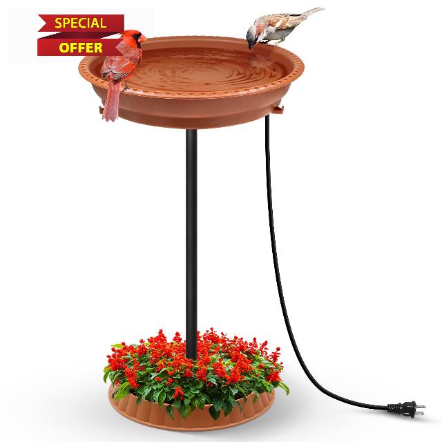 GESAIL Heated Bird Bath