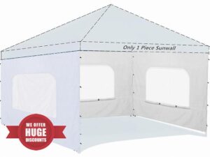 Sunshade Sidewall with Mesh Window