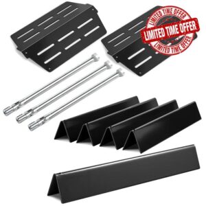 62752 Grill Burner 7620 7621 Flavorizer Bars 65505 Heat Deflectors Replacement Parts for Weber Genesis Grill Parts 300 Series with Front Control E-310 E-320 E-330 S-310 S320 S-330 EP-310 EP-320 EP-330