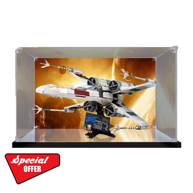 Acrylic Display Case for Lego 75355 X-Wing Starfighter Building Kit